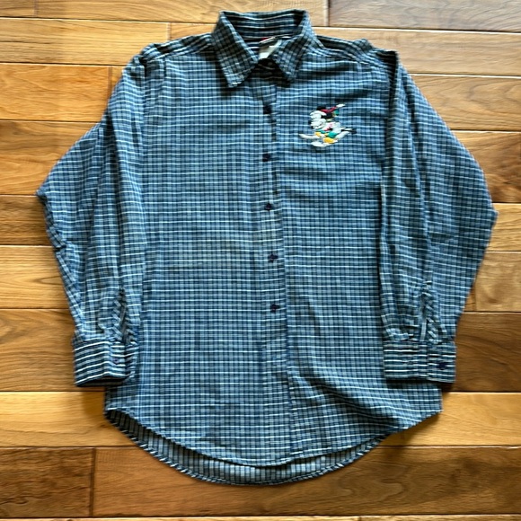 Vtg Mickey Mouse Unlimited by Jerry Leigh button up shirt - Picture 1 of 4